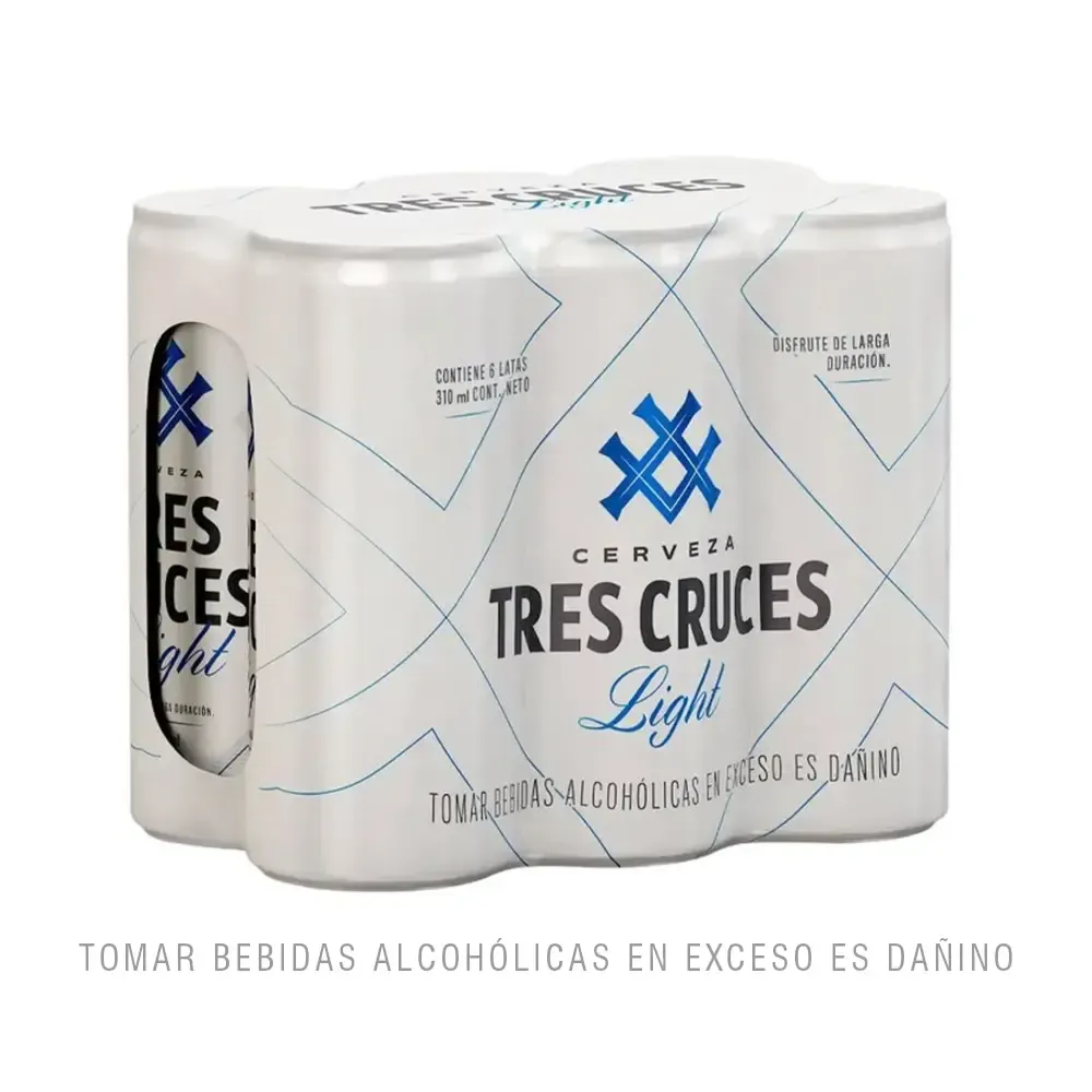 Six 3 cruces Light 310ml